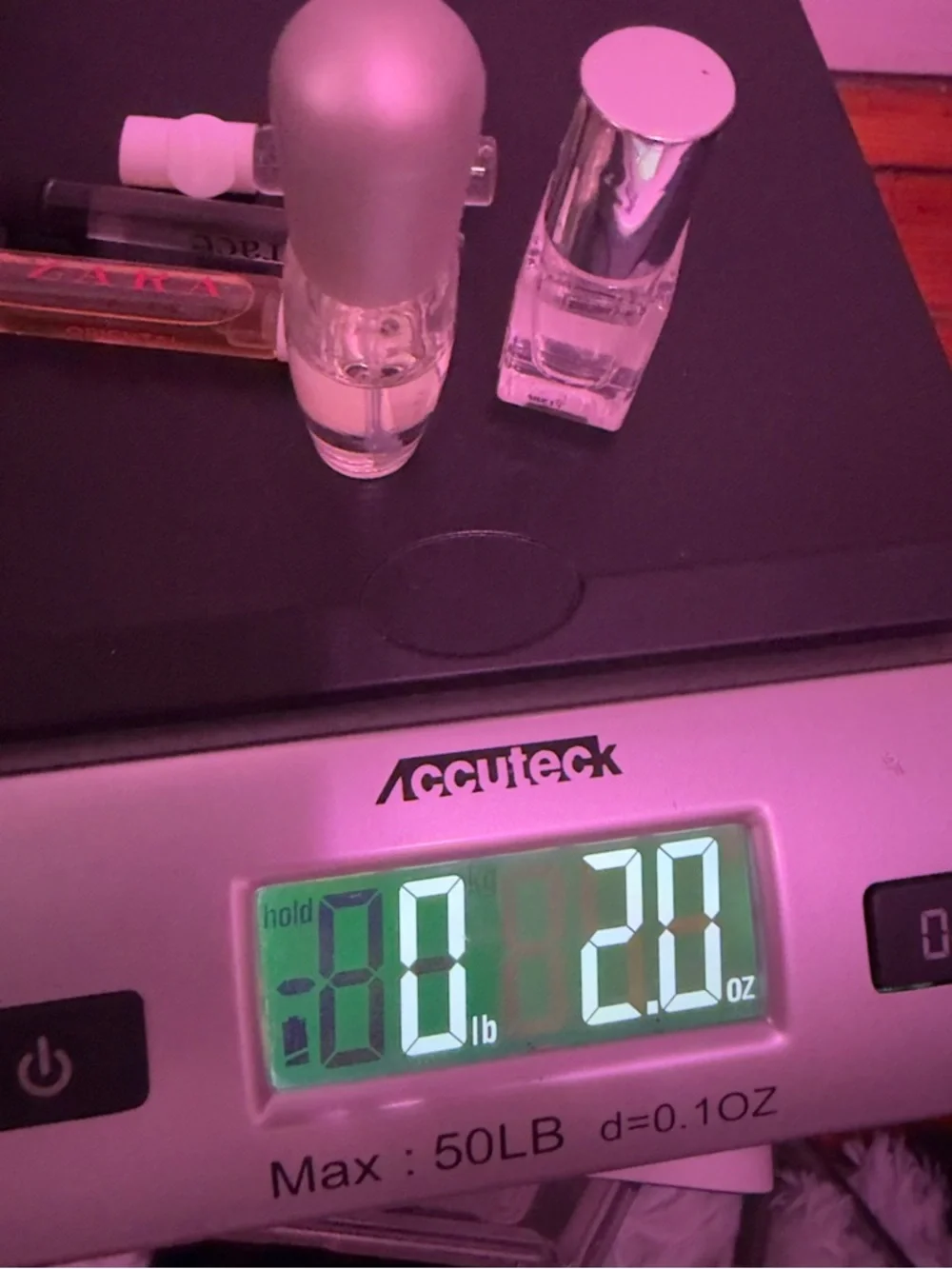 Variety 5 partially used or tested fragrance: minis & samples